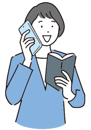 電話相談のイラスト