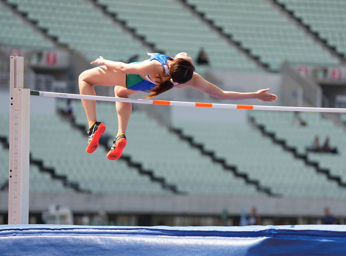 ニチレクアスリート社員 渡川 和華 さん（走高跳・合宿コーディネーター）