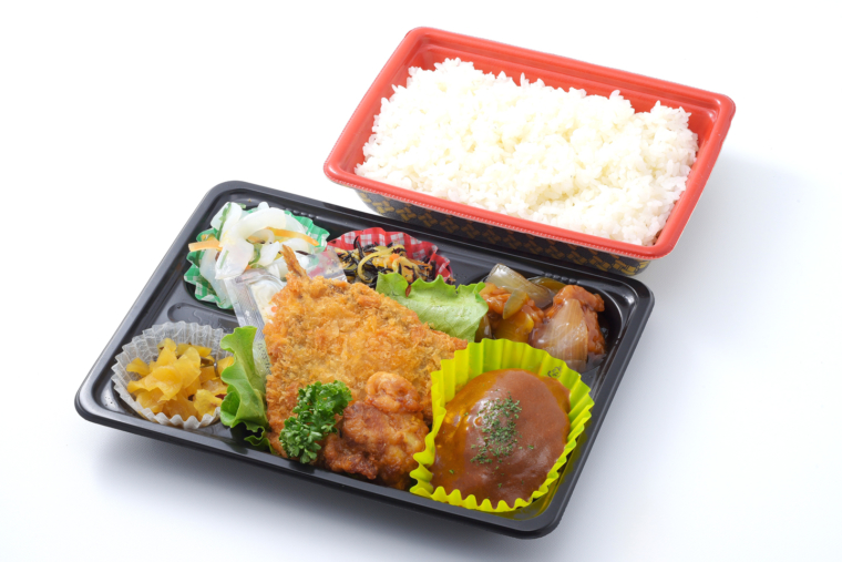 アジフライ弁当
